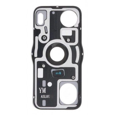 Camera Lens Glass With Frame For Huawei P60 Pro White By - Maxbhi Com