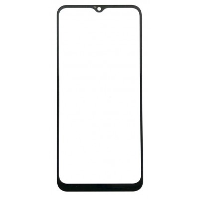 Replacement Front Glass For Realme C30s Black By - Maxbhi Com