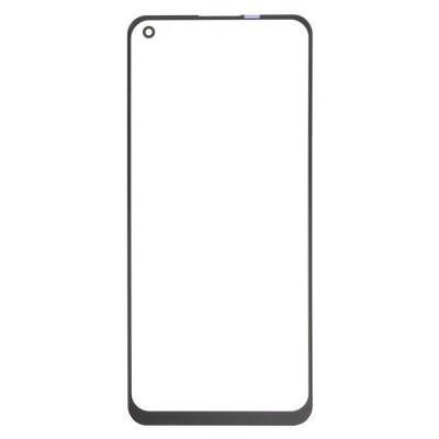 Replacement Front Glass For Oppo Reno8 T 4g Black By - Maxbhi Com
