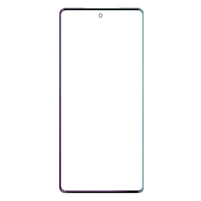 Replacement Front Glass For Motorola Edge 50 Fusion Blue By - Maxbhi Com
