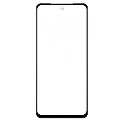 Replacement Front Glass For Vivo Iqoo Z9x 5g Black By - Maxbhi Com