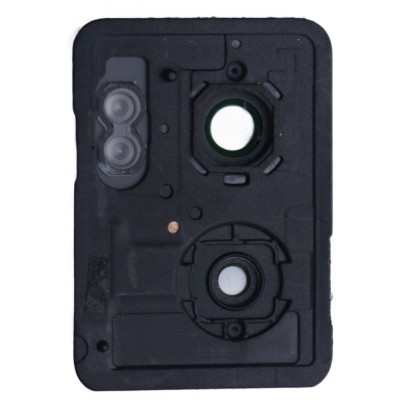 Camera Lens Glass With Frame For Oppo K10 5g Black By - Maxbhi Com