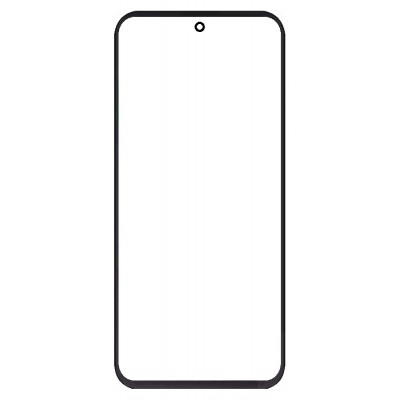 Replacement Front Glass For I Kall S2 Pro Black By - Maxbhi Com