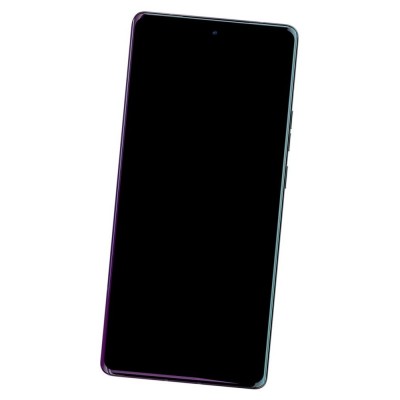 Camera Lens Glass with Frame for Motorola Edge 50 Fusion Blue