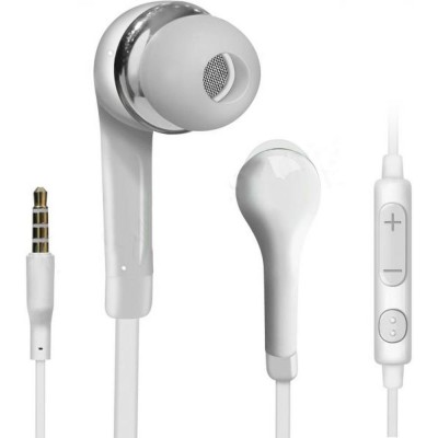 Earphone for Celkon Millennium Glory Q5 - Handsfree, In-Ear Headphone, 3.5mm, White