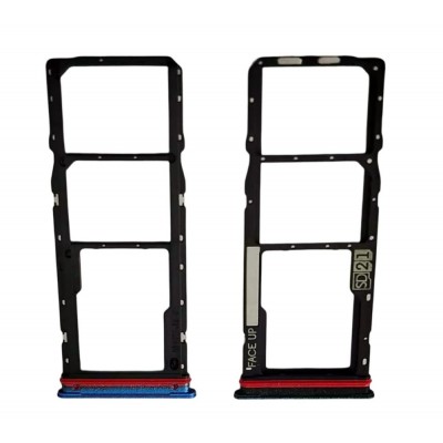 Sim Card Holder Tray For Motorola Moto G04s Blue - Maxbhi Com