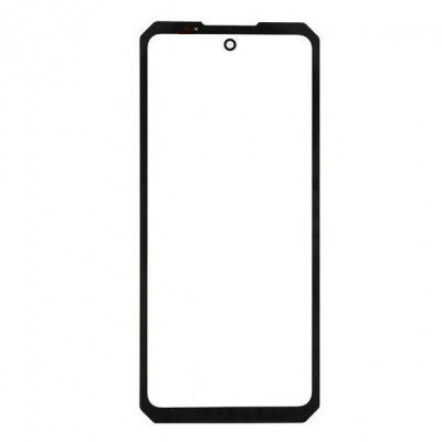Replacement Front Glass For Oukitel Wp27 Black By - Maxbhi Com