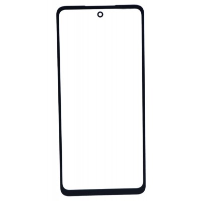 Replacement Front Glass For Motorola Moto G04s Black By - Maxbhi Com