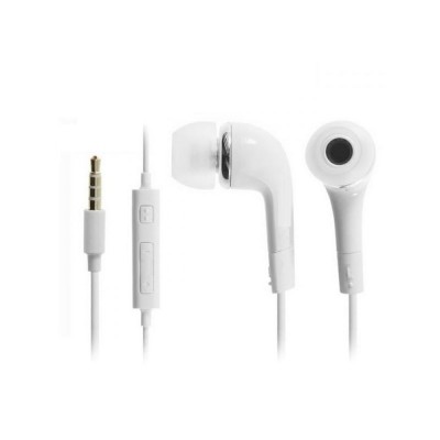 Earphone for Intex Yuvi 2 Plus - Handsfree, In-Ear Headphone, White