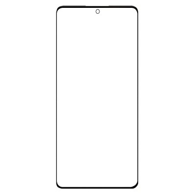 Replacement Front Glass For Xiaomi Poco F6 Black By - Maxbhi Com