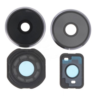 Camera Lens Glass With Frame For Xiaomi Poco F6 Black By - Maxbhi Com