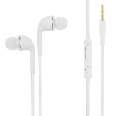 Earphone for Micromax Canvas L A108 - Handsfree, In-Ear Headphone, 3.5mm, White