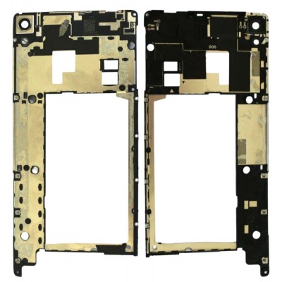 Middle Frame Ring Only For Sony Xperia Xa Ultra Dual F3216 White By - Maxbhi Com