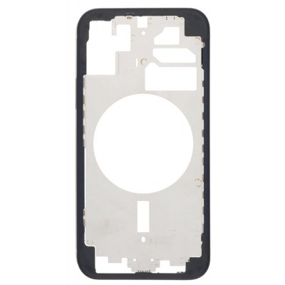 Lcd Frame Middle Chassis For Apple Iphone 12 Black By - Maxbhi Com