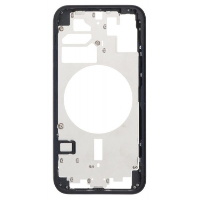 Lcd Frame Middle Chassis For Apple Iphone 12 Black By - Maxbhi Com