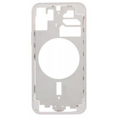 Lcd Frame Middle Chassis For Apple Iphone 12 White By - Maxbhi Com