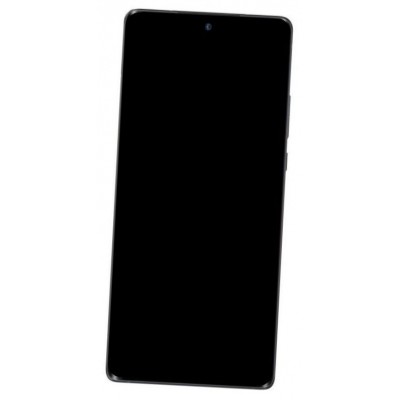 Lcd Frame Middle Chassis For Motorola Moto S30 Pro Blue By - Maxbhi Com