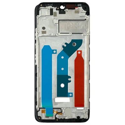 Lcd Frame Middle Chassis For Infinix Smart 6 White By - Maxbhi Com