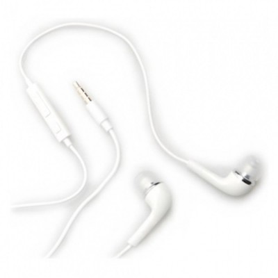 Earphone for Samsung Galaxy Tab 4G LTE - Handsfree, In-Ear Headphone, 3.5mm, White