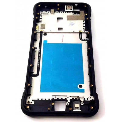 Lcd Frame Middle Chassis For Umidigi Bison X20 White By - Maxbhi Com