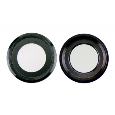 Camera Lens Glass with Frame for Apple iPhone 6s Black
