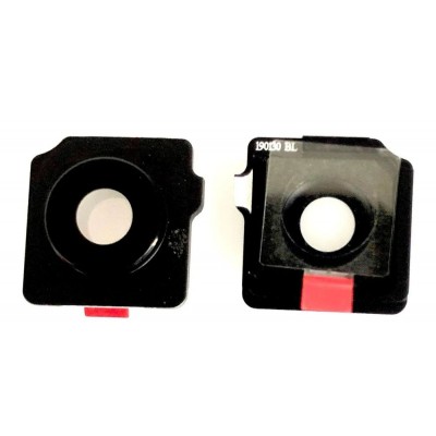 Camera Lens Glass With Frame For Google Pixel 3a Black By - Maxbhi Com