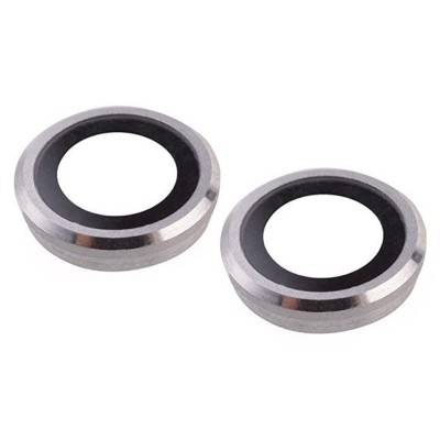 Camera Lens Glass with Frame for Apple iPhone 6 Silver