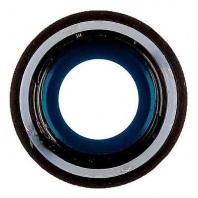 Camera Lens Glass With Frame For Apple Iphone 8 Black By - Maxbhi Com