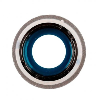 Camera Lens Glass With Frame For Apple Iphone 8 White By - Maxbhi Com