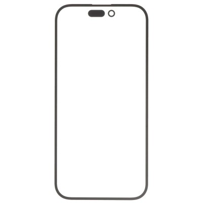 Replacement Front Glass For Apple Iphone 14 Pro Black By - Maxbhi Com