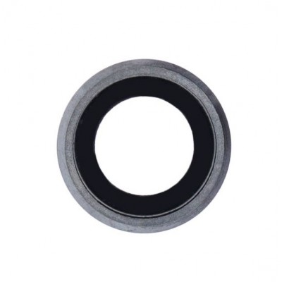 Camera Lens Glass With Frame For Apple Iphone 6 Plus Grey By - Maxbhi Com
