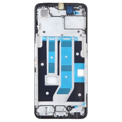 Lcd Frame Middle Chassis For Oppo A58 4g Black By - Maxbhi Com