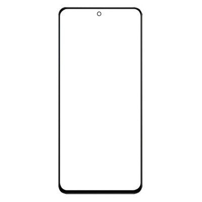 Replacement Front Glass For Vivo Y58 5g Black By - Maxbhi Com