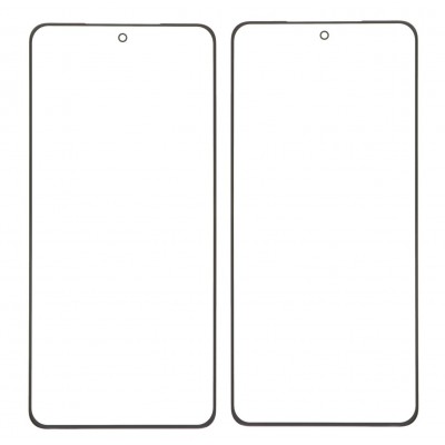 Replacement Front Glass For Realme Gt 6 Black By - Maxbhi Com