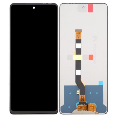 Lcd With Touch Screen For Infinix Hot 40 Black By - Maxbhi Com