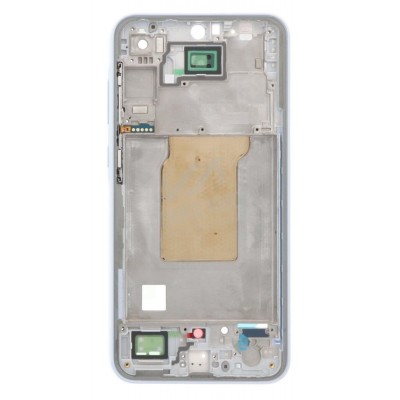 Lcd Frame Middle Chassis For Samsung Galaxy A35 5g Light Blue By - Maxbhi Com