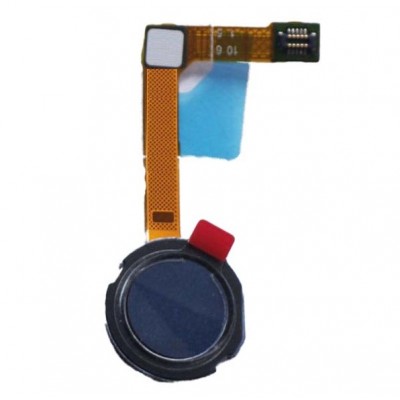 Fingerprint Sensor Flex Cable For Asus Zenfone Max Pro M2 Zb631kl Blue By - Maxbhi Com