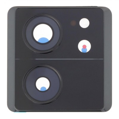 Camera Lens Glass With Frame For Xiaomi 13t Black By - Maxbhi Com