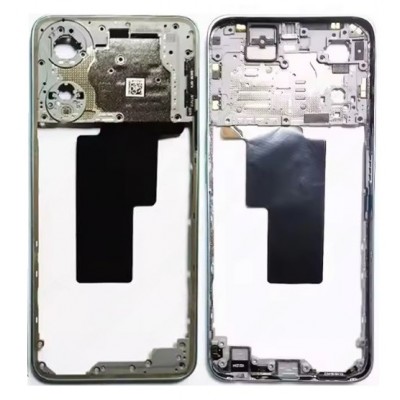 Middle Frame Ring Only For Oppo A1x 5g White By - Maxbhi Com