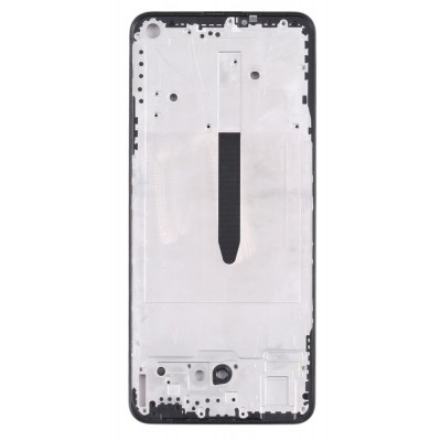 Lcd Frame Middle Chassis For Oppo Reno 5 Z Black By - Maxbhi Com