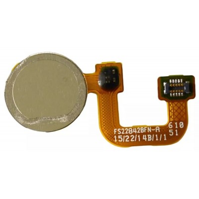 Fingerprint Sensor Flex Cable For Blu S91 Black By - Maxbhi Com