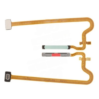 Fingerprint Sensor Flex Cable For Realme C63 White By - Maxbhi Com