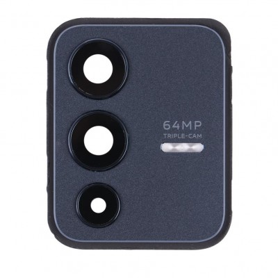 Camera Lens Glass With Frame For Vivo S12 5g Black By - Maxbhi Com