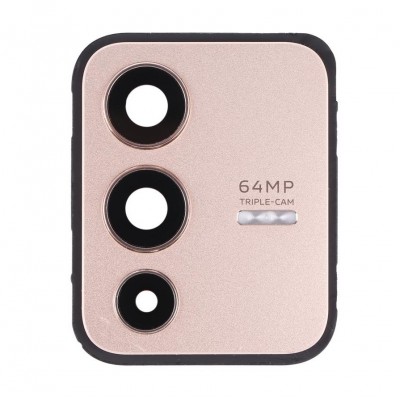 Camera Lens Glass With Frame For Vivo S12 5g Gold By - Maxbhi Com