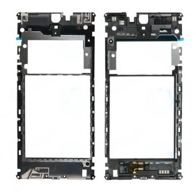 Middle Frame Ring Only For Sony Xperia C5 Ultra Dual Black By - Maxbhi Com