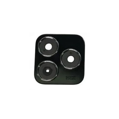Camera Lens Glass With Frame For Realme C63 Black By - Maxbhi Com