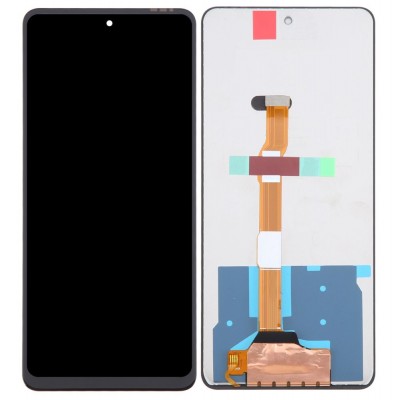 Lcd With Touch Screen For Vivo Y36 5g Black By - Maxbhi Com