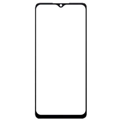 Replacement Front Glass For Oppo A2x 5g Black By - Maxbhi Com