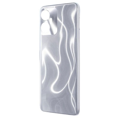 Back Panel Cover For Itel S18 Pro Silver - Maxbhi Com