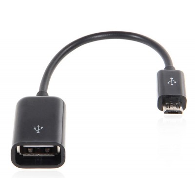 USB OTG Adapter Cable for DOMO nTice Quad 1 - Onyx